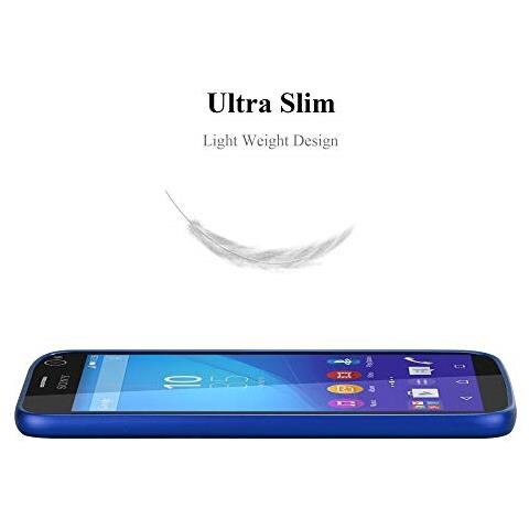 Custodia Compatibile Con Sony Xperia C4 In Blu Metallico - Coperchio Protettivo In Silicone Tpu Flessibile - Foto 2