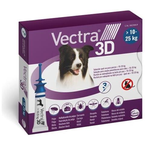 3d 3 Pipette Per Cani: 10 - 25 Kg - Foto 1