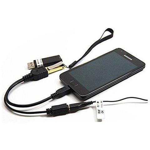 Micro Usb Otg Cavo Sdoppiatore Di Alimentazione Enhancer Cavo Usb 2.0 Una Femmina Al Micro Usb Maschio E Micro 5 Pin Adattatore Femminile Host Ricarica Converter (micro Maschio Dritto)  - Foto 4