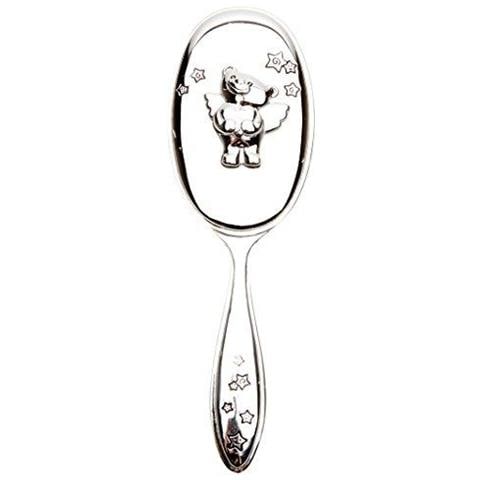 Widdop Bingham - Cg309 C - Nascita Battesimo Gift Set Spazzola E Pettine In Argento Placcato - 162 X 82 X 56 Centimetri - Foto 4