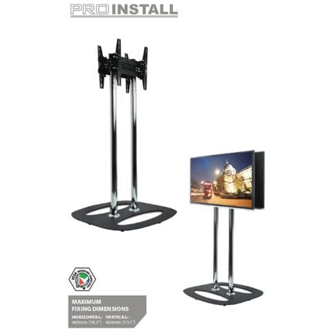 BT8552-100 50" Fixed flat panel floor stand Nero - Foto 1