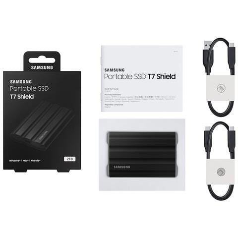 SSD Esterno 2 TB Serie T7 Shield per PC / Mac / Android / USB 3.2 Gen 2 (3.1 Gen 2)  - Foto 3