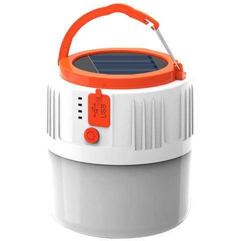 Luce Da Campeggio Solare Modalità Di Luce Multiple Controllo Vocale/telecomando 48 Led 3 Batteria - Foto 1