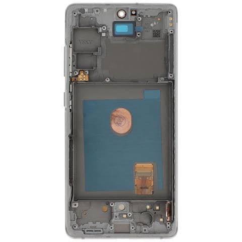 Blocco Completo Per Samsung S20 Fe Schermo Lcd + Vetro Touch E Frame, Bianco - Foto 1