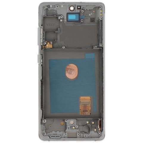 Blocco Completo Per Samsung S20 Fe Schermo Lcd + Vetro Touch E Frame, Bianco - Foto 4