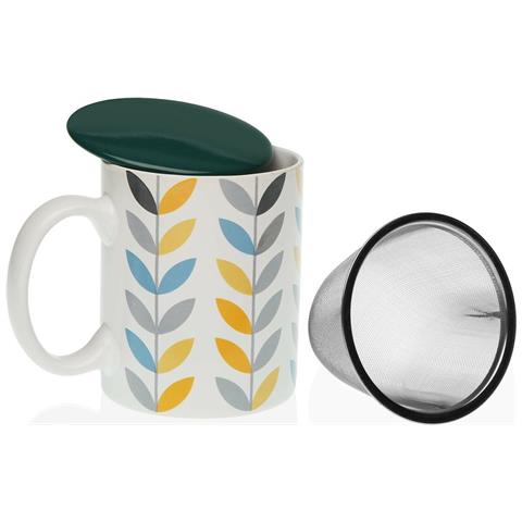 Tazza Con Filtro Per Infusioni Erin Porcellana Gres - Foto 1