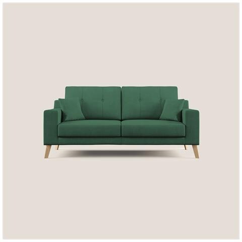 Danish Divano moderno in tessuto morbido impermeabile T02 186 cm verde - Foto 3