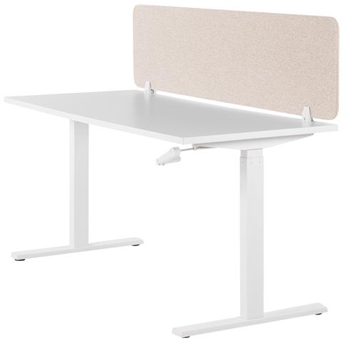 Pannello Divisorio Per Scrivania Beige 180 X 40 Cm Wally - Foto 2
