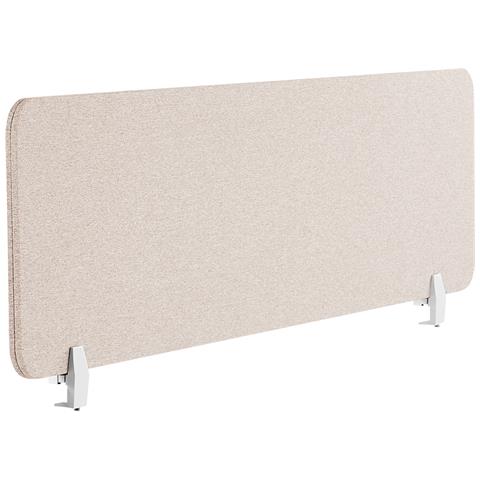 Pannello Divisorio Per Scrivania Beige 180 X 40 Cm Wally - Foto 8