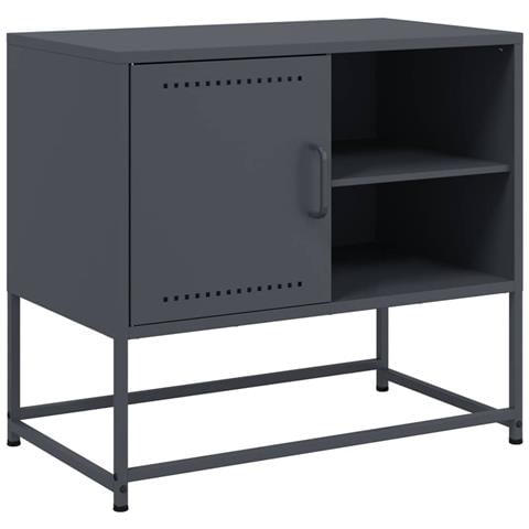 Mobile Tv Antracite 68x39x60,5 Cm In Acciaio - Foto 1