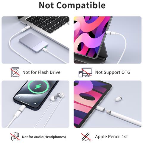 Adattatore Da Lightning (femmina) A Usb-c (maschio). - Foto 5