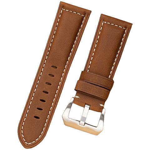 Sostituzione Cinturino Orologio Per Panerai Luminor Brown 26 Cm - Foto 1