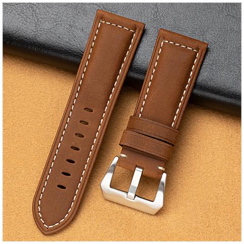 Sostituzione Cinturino Orologio Per Panerai Luminor Brown 26 Cm - Foto 2