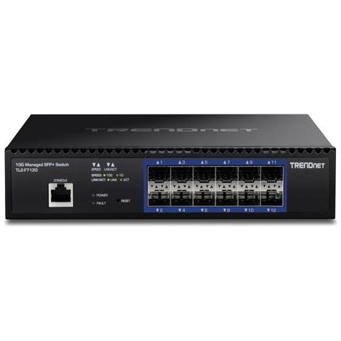 12-port 10g Layer 2 Managed Sfp+ Switch - Sfp+ Switch (tl2-f7120) - Foto 1