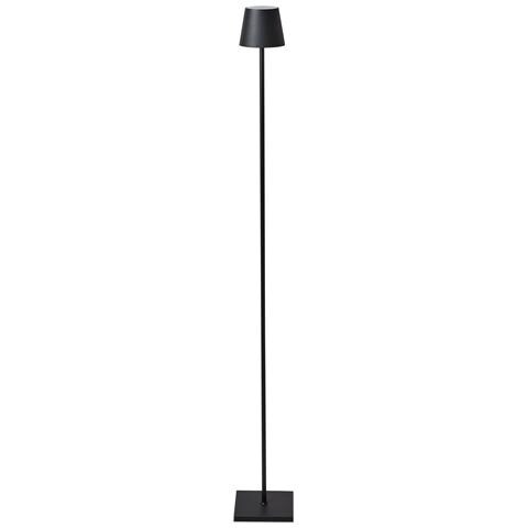 Lampada Da Terra Senza Fili A Led Gavarresa Metallo Nero - Foto 2