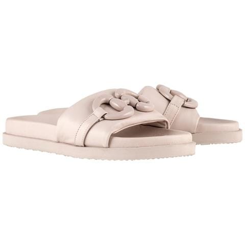 Emmy Slippers Ciabatte Pelle Scarpe Donna Beige Eu 37, 5-100810 4800 - Foto 2
