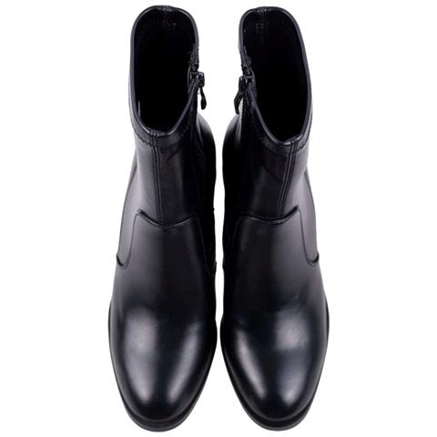 Semi-height Boots Stivaletti Pelle Sintetica Scarpe Donna Nero Eu 37, 938059/04-03 - Foto 3