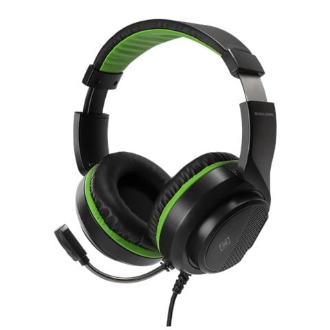 GAM-128 cuffia e auricolare Cablato A Padiglione Gaming Nero, Verde - Foto 1