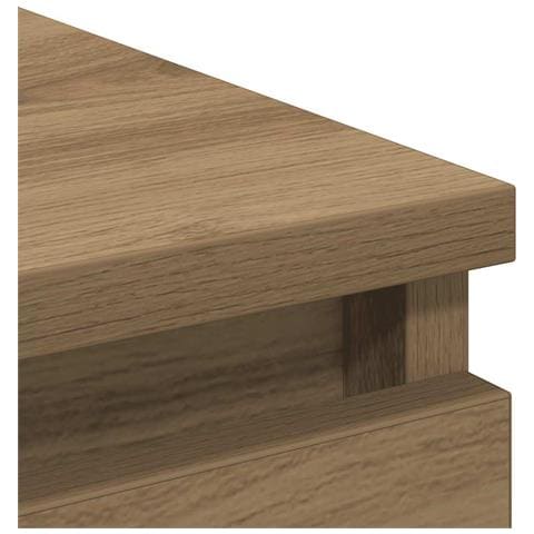 Credenza Rovere Artigianale 80x35x76 cm in Legno Multistrato - Foto 9