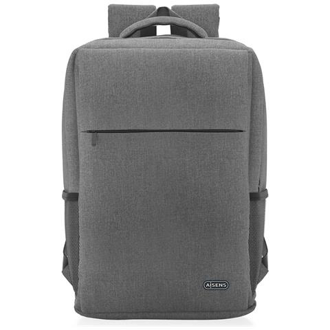 ASBG-BP081-GR borsa per laptop 43,2 cm (17") Zaino Grigio - Foto 1