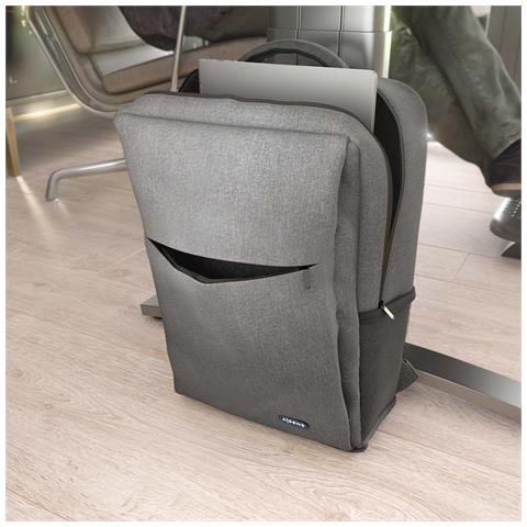 ASBG-BP081-GR borsa per laptop 43,2 cm (17") Zaino Grigio - Foto 6