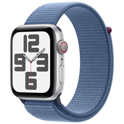 Watch SE OLED 44 mm Digitale 368 x 448 Pixel Touch screen 4G Argento Wi-Fi GPS (satellitare) - Foto 1