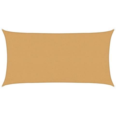 Vela Parasole 160 G/m Rettangolare Sabbia 3x6 M In Hdpe - Foto 2