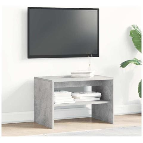Mobile Per Tv Grigio Cemento 60x40x40 Cm Legno Multistrato - Foto 3