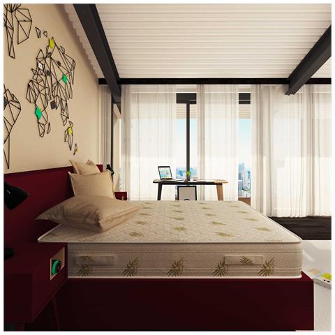 Materasso Memory Foam 23 cm Easy Super Top con fodera Aloe Vera Matrimoniale misura 180x200 cm - Foto 2