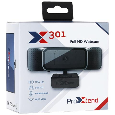 X301 Full HD webcam 5 MP 2592 x 1944 Pixel USB 2.0 Nero - Foto 5