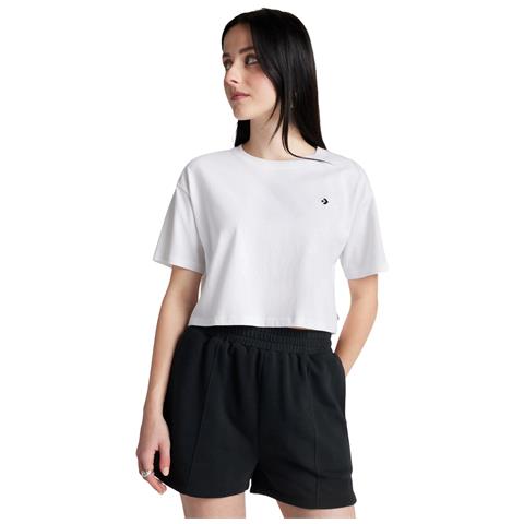 Sporty Boxy T-shirt 10027625-a03, Donne, Bianca, M - Foto 1