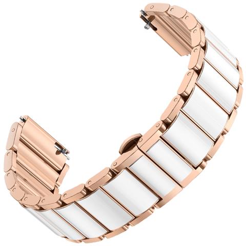 Cinturino Per Orologio Da 18 Mm In Oro Rosa Per Huawei Gt5/gt5 Pro - Foto 2
