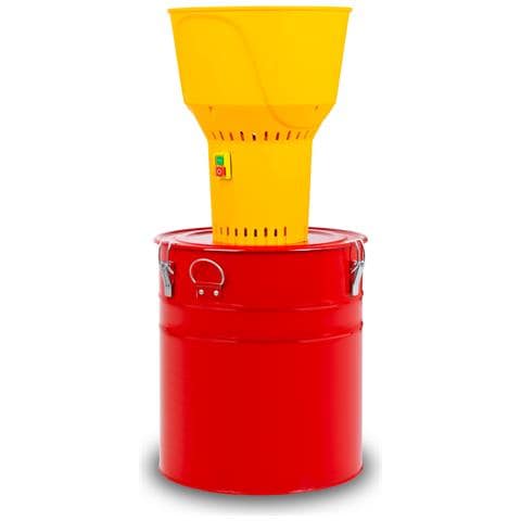 Macinatore Elettrico Per Cereali Con Potente Motore Elettrico Da 1100 W E Secchio Da 52 Litri, Capacità 300 Kg/h, Mulino A Macinazione Grossa Con Lama In Acciaio Inox Affilata E Quattro Setacci, Trituratore Per Cereali - Foto 1