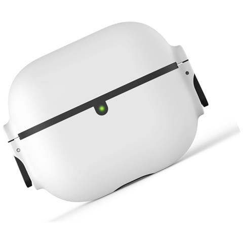 Custodia Protettiva In Silicone Compatibile Con Airpods 4 - Antigraffio, Antipolvere White - Foto 3