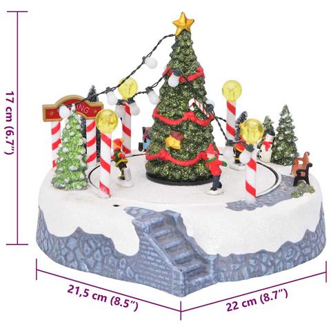 Villaggio di Natale Multicolore 22 x 21.5 x 17 cm Plastica - Foto 8