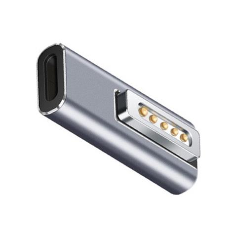 Adattatore Usb-c Femmina A Magsafe 2 T-tip - Convertitore In Lega Di Alluminio Per Ricarica Macbook - Foto 2