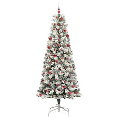 Albero di Natale Artificiale con Rami Pieghevoli 210 cm - Foto 2