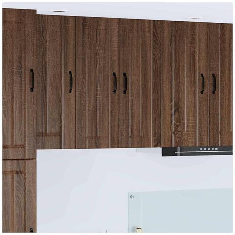 Mobile da cucina con lo scaffale Rovere Marrone 30 x 31 x 80 cm - Foto 2