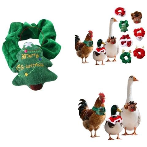 (confezione Da 2) Collare Decorativo Natalizio Per Animali Domestici - Festivo Elastico Per Piccoli Animali - Foto 1