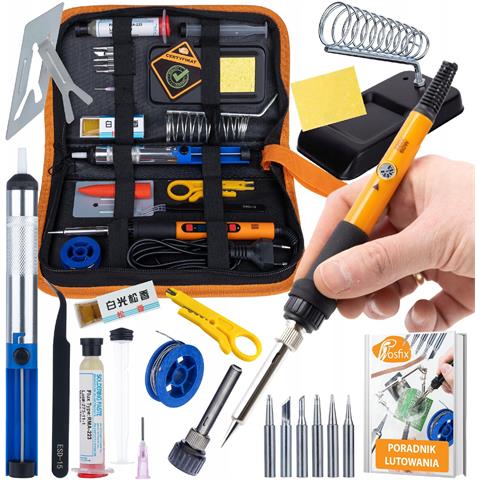 Kit Saldatura Pitbull 9 In 1 - Stazione Saldante 60w Con Regolazione | Elettronica, Smd, Diy, Servizio - Foto 1