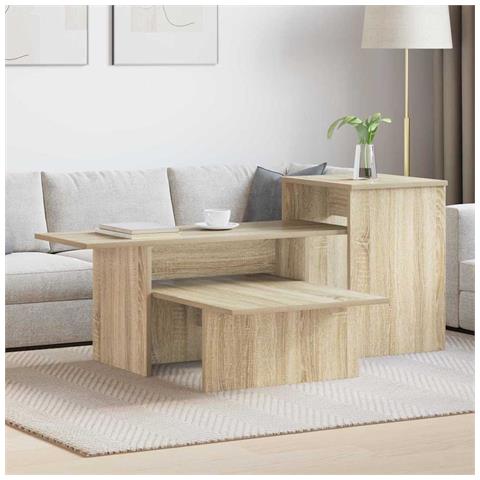 Tavolo consolle Rovere Sonoma 91,5 x 35 x 38,5 cm - Foto 2