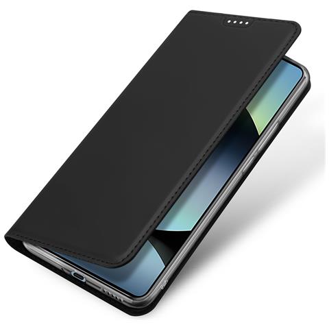 Cover per Redmi Note 14S 4G - Pelle /PU, Nero - Foto 4