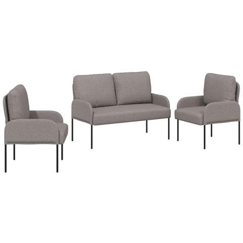 Set divani 3 pcs Talpa 115 x 56 x 80 cm Legno compensato - Foto 1