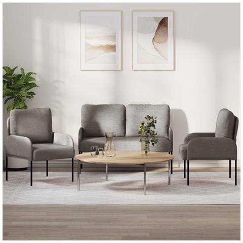 Set divani 3 pcs Talpa 115 x 56 x 80 cm Legno compensato - Foto 2