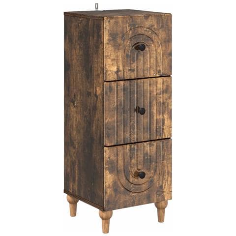 Mobile con Cassetti Rovere Fumo 33 x 34,5 x 90 cm - Foto 1
