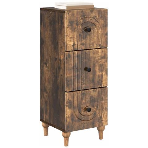Mobile con Cassetti Rovere Fumo 33 x 34,5 x 90 cm - Foto 2