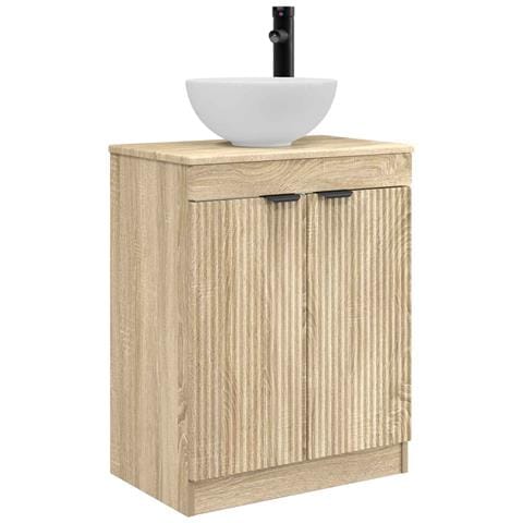 Mobile da bagno con lavabo Rovere Sonoma 54 x 35 x 83 cm - Foto 1