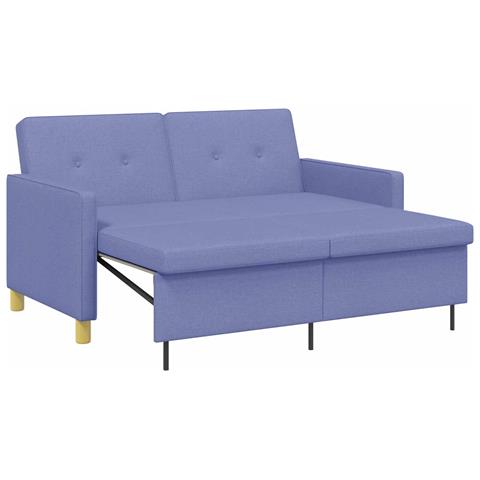 Divano Letto Estraibile Blu jeans Tessuto - Foto 1