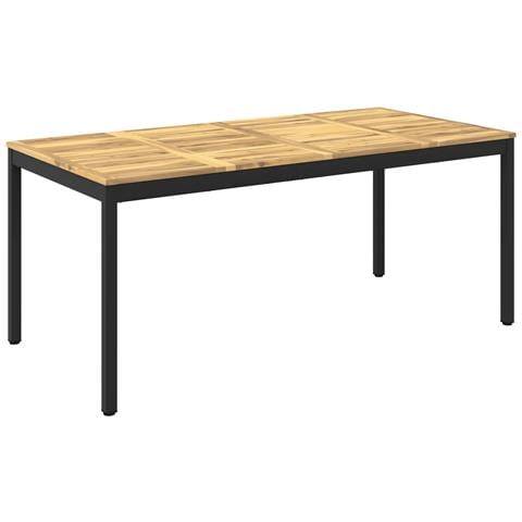 Tavolo da cena da giardino Bianco e Nero 180 x 88,5 x 75 cm - Foto 1