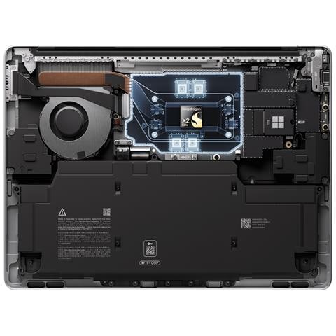 Surface Laptop 8 13.8" Copilot+ PC Snapdragon Computer portatile 35 cm (13.8") Touch screen 16 GB LPDDR5x-SDRAM 256 GB SSD Wi-Fi 7 (802.11be) Windows 11 Pro Tastiera in Tedesco Platino - Foto 6